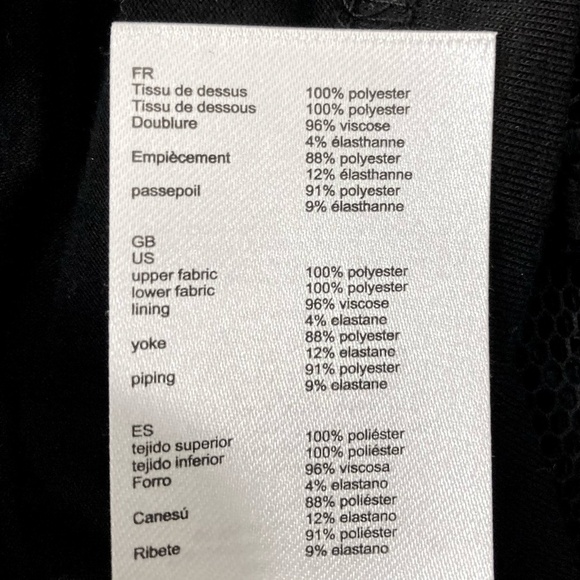 MAJE Ringo Basket Weave Lace Fit & Flare Dress Paris Sleeveless Black - Picture 11 of 11